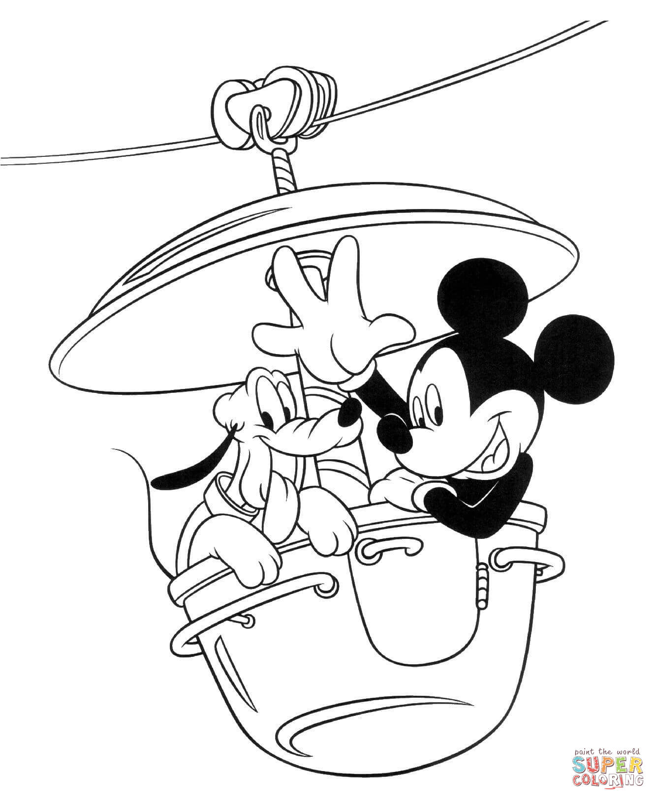 Mickey Mouse coloring pages | Free Coloring Pages