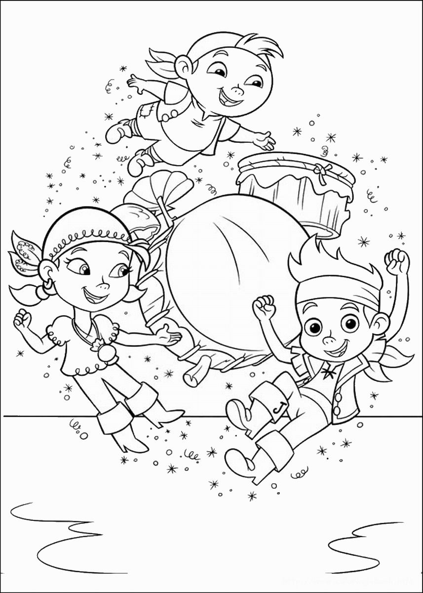 Jake and the Never Land Pirates Coloring Pages – Birthday Printable