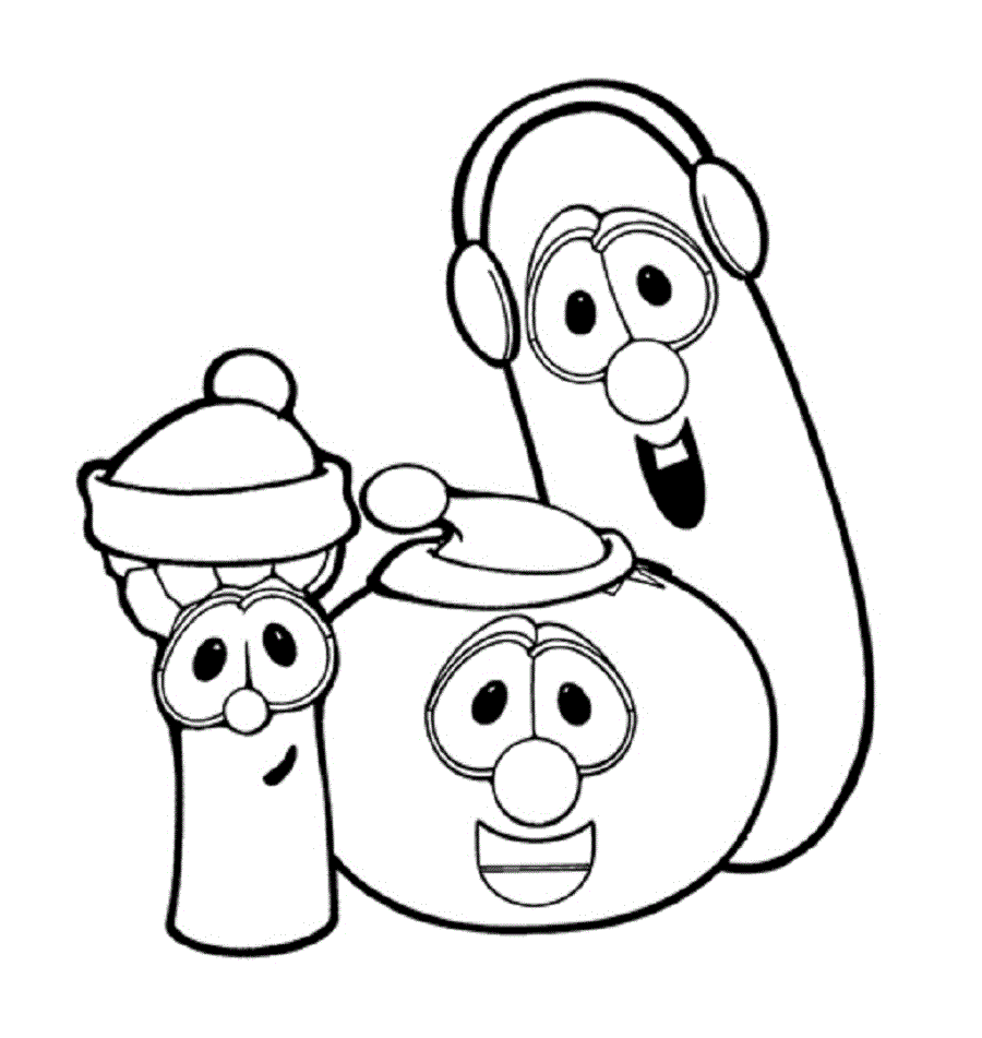 Printable Veggie Tales Coloring Pages | Coloring Me