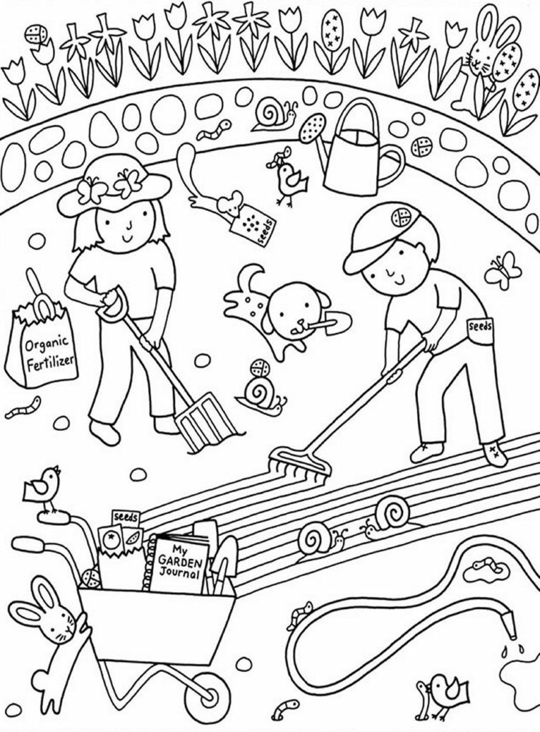 Garden Coloring Pages – coloring.rocks!