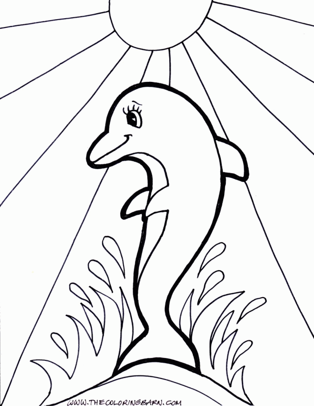 Dolphin Coloring Pages Dolphin Coloring Pages Printable Coloring