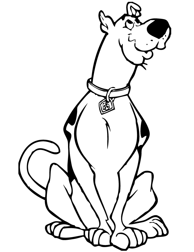 Free Printable Scooby Doo Coloring Pages | H & M Coloring Pages