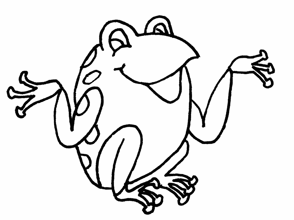Animal Coloring Free Printable Frog Coloring Pages For Kids