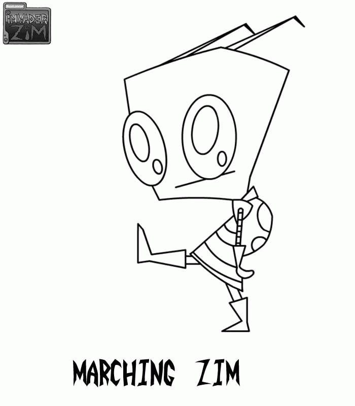 Invader Zim Coloring Pages | Coloring Pages