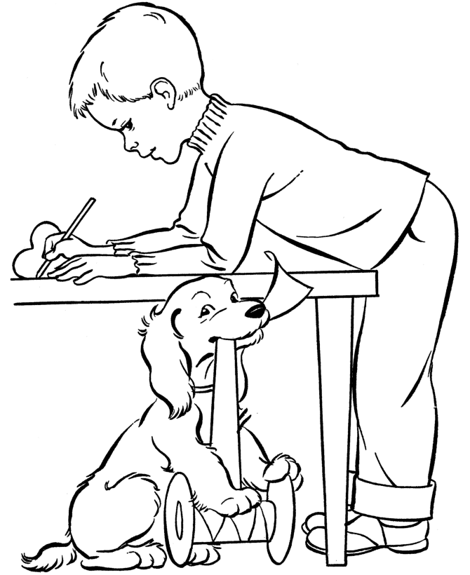 house coloring page for kids printable pages