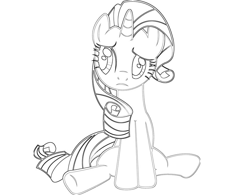 14 Rarity Coloring Page