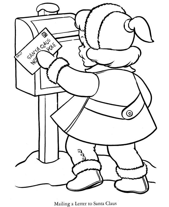 Santa Claus - Christmas Coloring Pages : Coloring Pages for Kids