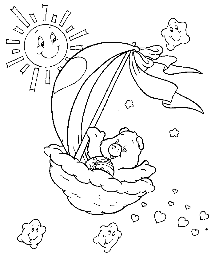 Care Bears Coloring Pages Free 870 | Free Printable Coloring Pages