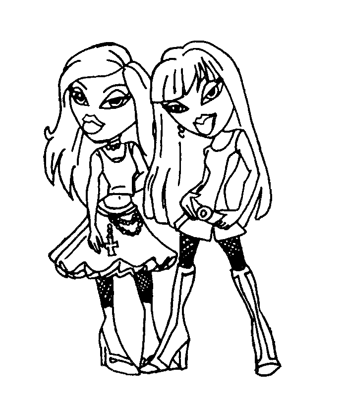 Bratz Coloring Pages to Print | kids world