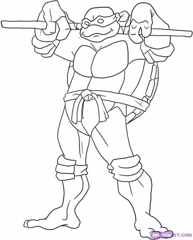 Print How To Draw Donatello From The Tmnt Step | Laptopezine.