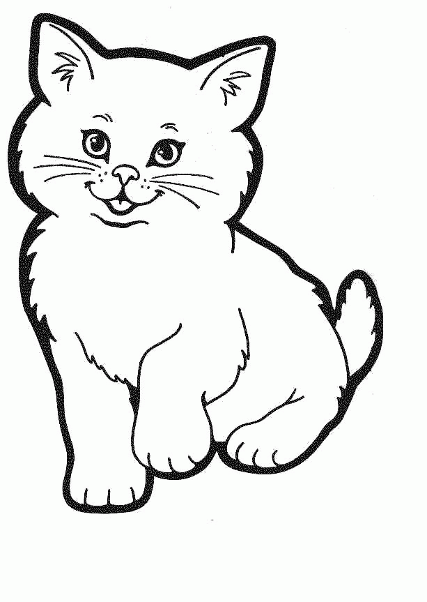 free coloring pages kittens | Coloring Picture HD For Kids