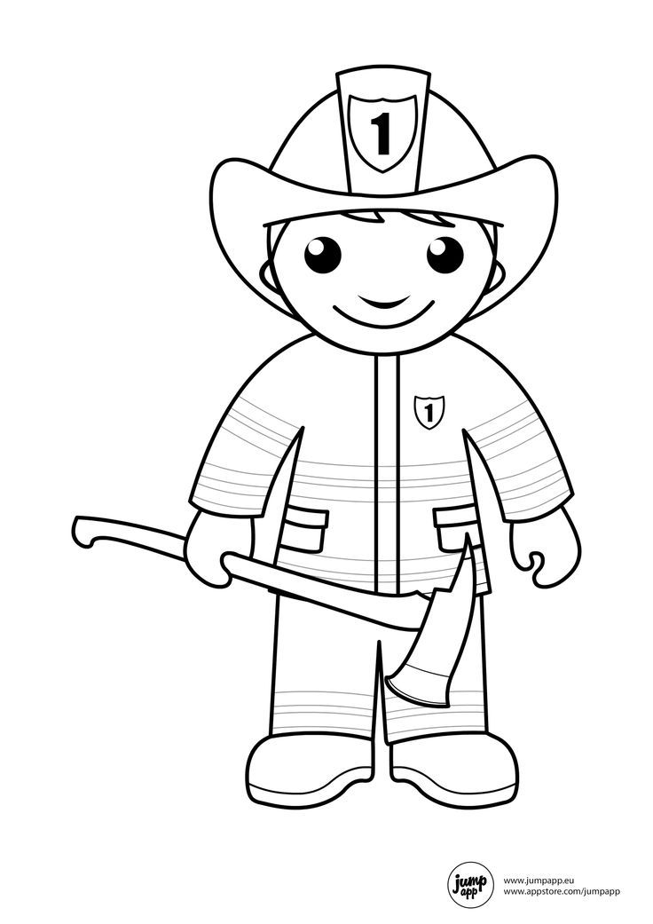 fireman | Printable Coloring Pages