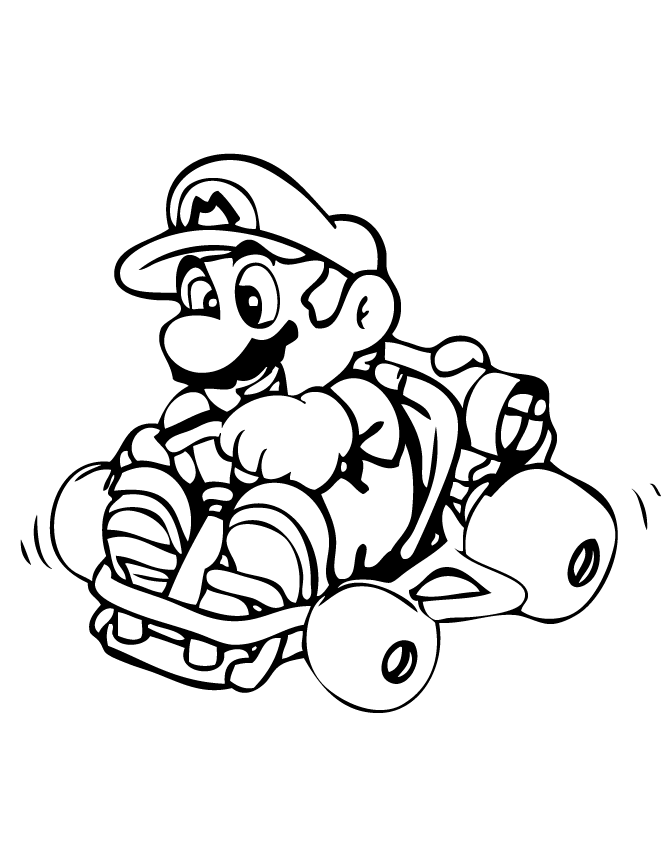 Free Printable Super Mario Coloring Pages | H & M Coloring Pages