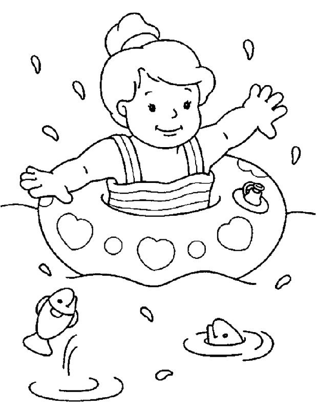 Sweet Beach Coloring Pages | Coloring Pages