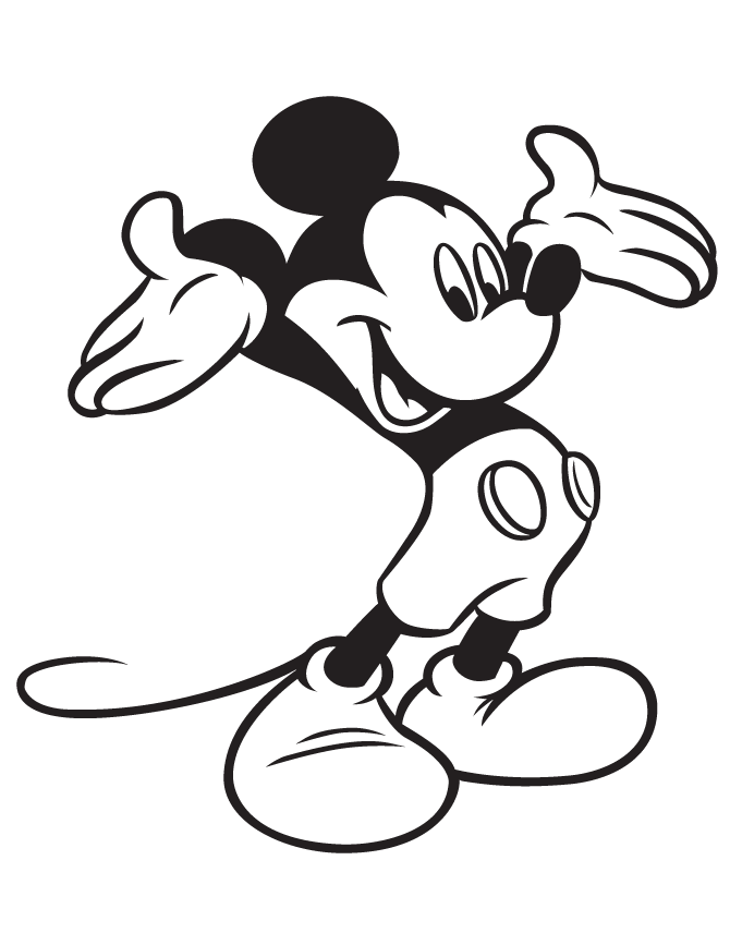 Mickey Mouse Coloring Pages 38 278732 High Definition Wallpapers