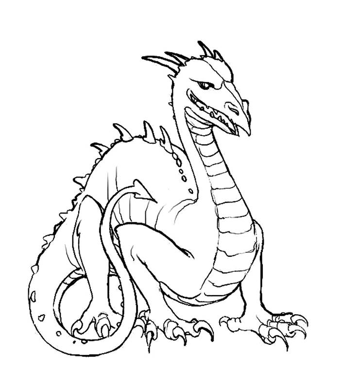 Coloring-Pages-For-Dragons