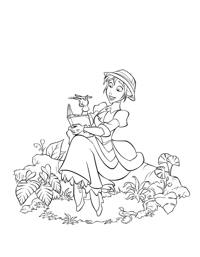 Ursula From Tarzan coloring pages for kids | Great Coloring Pages