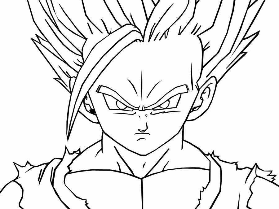 Dragon Ball Z Coloring Pages dragon ball z coloring pages free