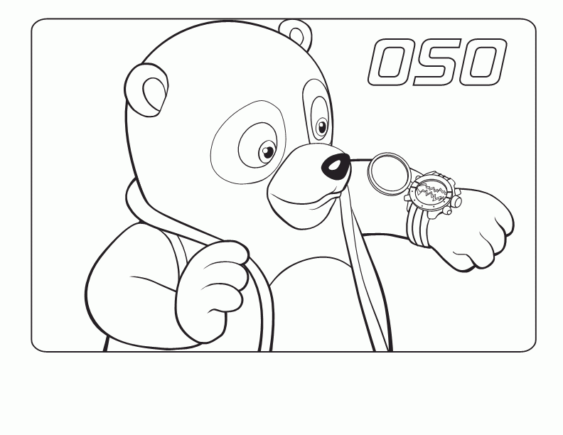 Special Agent Oso Coloring Pages 347 | Free Printable Coloring Pages