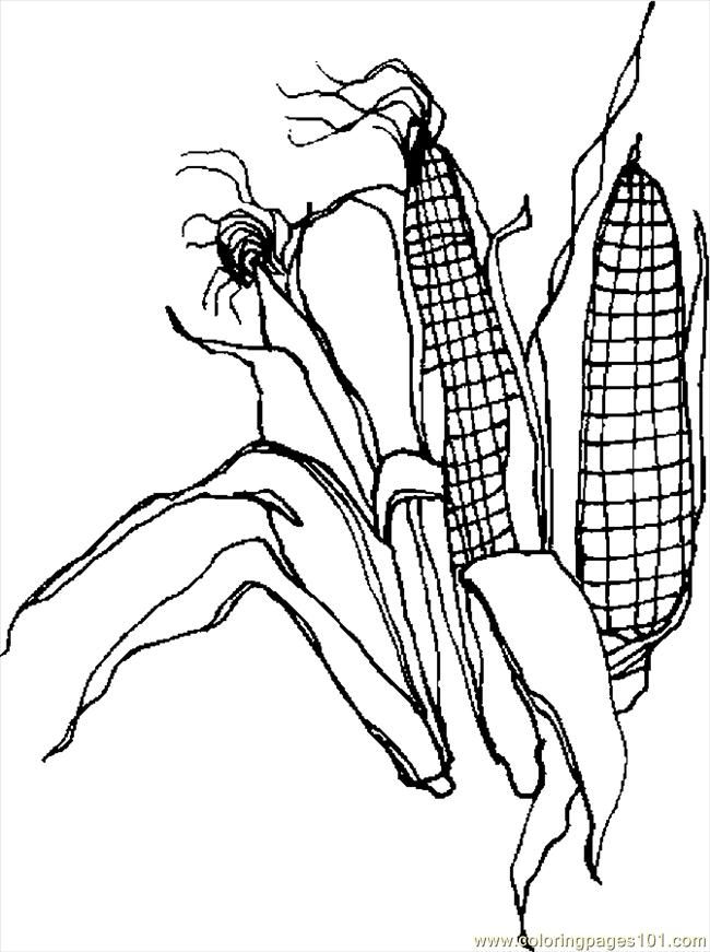 corn drawings Colouring Pages (page 2)
