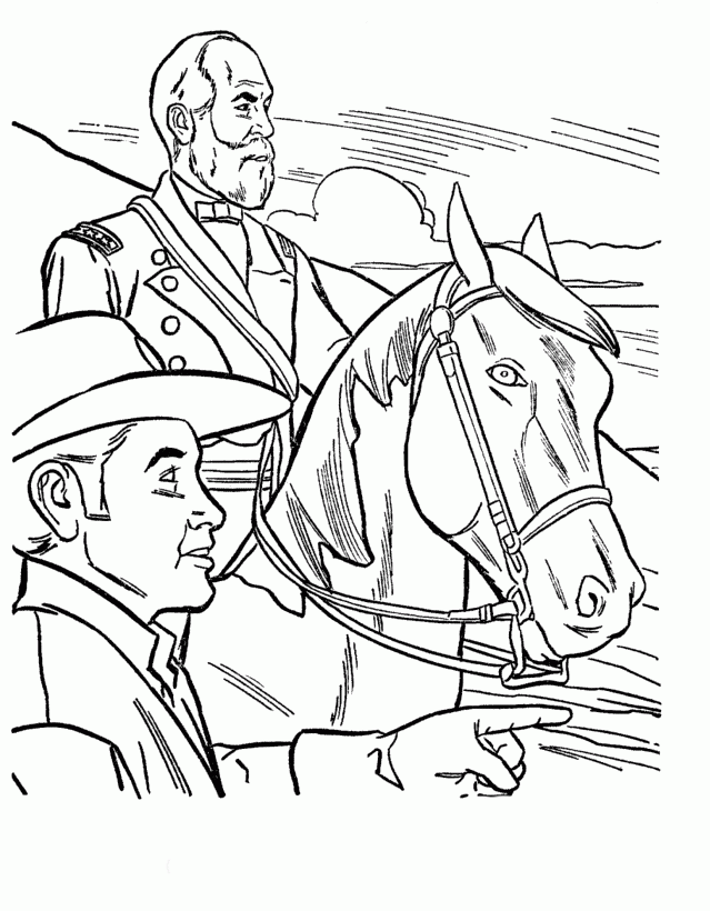 James A Garfield 20th President Coloring Pages - President Day