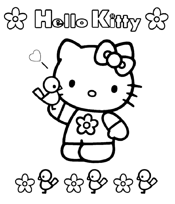 Hello Kitty Coloring Pages 69 | Free Printable Coloring Pages