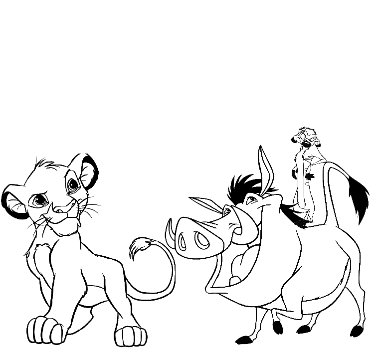 lion king coloring pages 5 lion king coloring pages | Inspire Kids