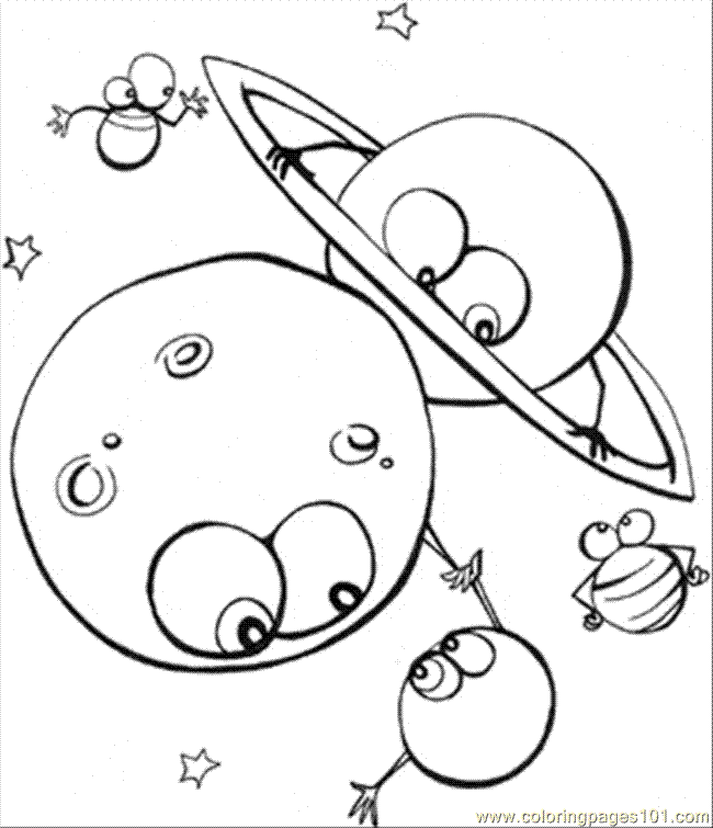 planets Colouring Pages (page 2)