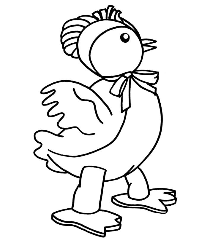 Toy Animal Coloring Pages | Toy Chicken Coloring Page and Kids