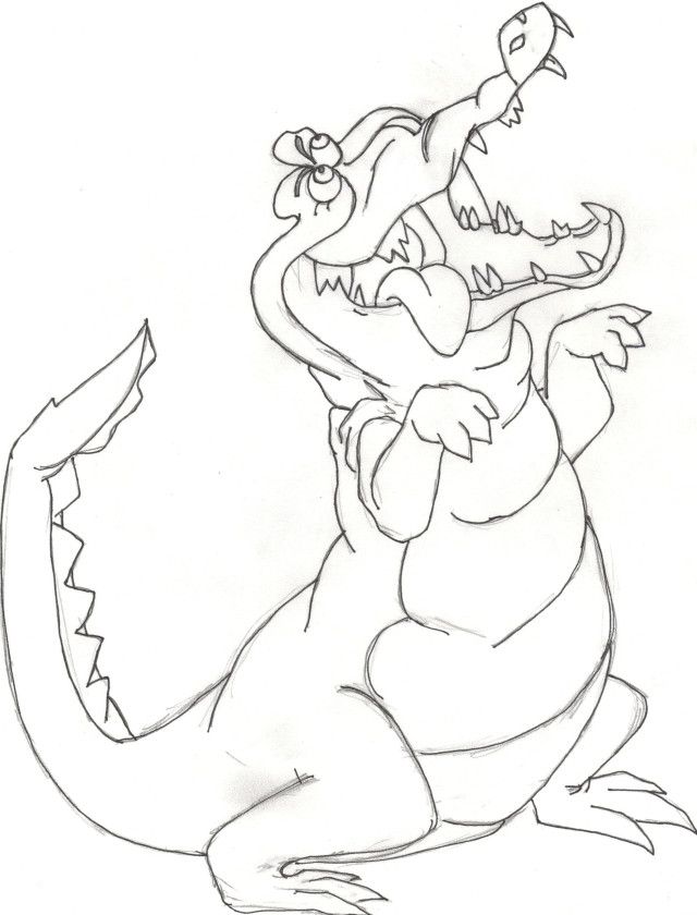 crocodile from peter pan by Ooh-A-piece-of-Candy on deviantART