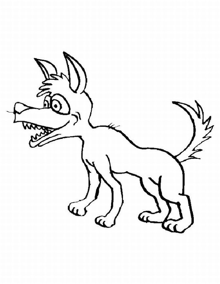 Animal Coloring Pages coyote | HelloColoring.com | Coloring Pages