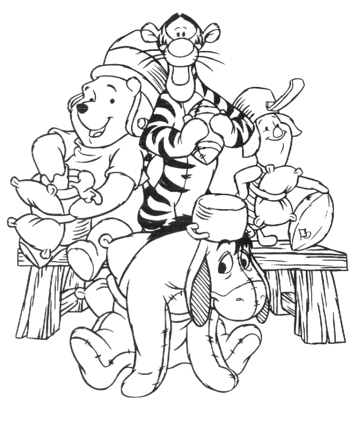 Desenhos do Ursinho Pooh para Colorir e Imprimir – Winnie the Pooh