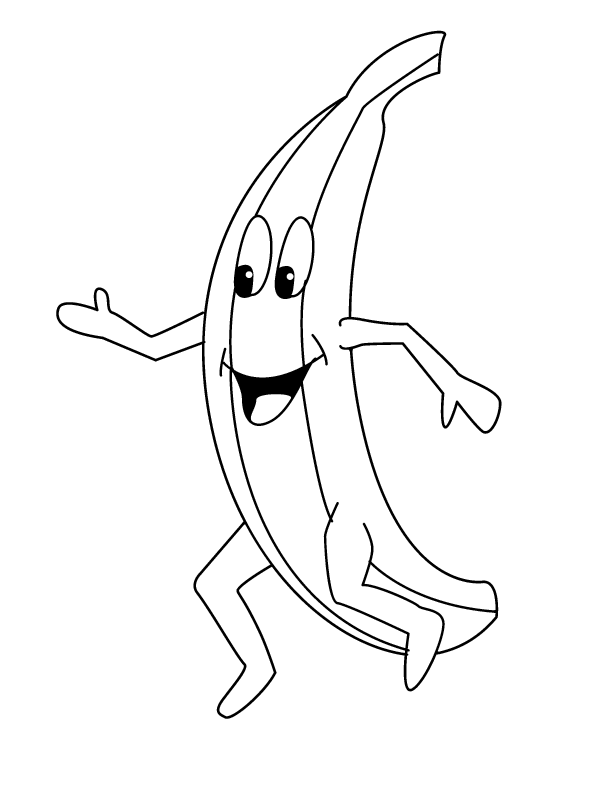 MBERS BANANAS Colouring Pages