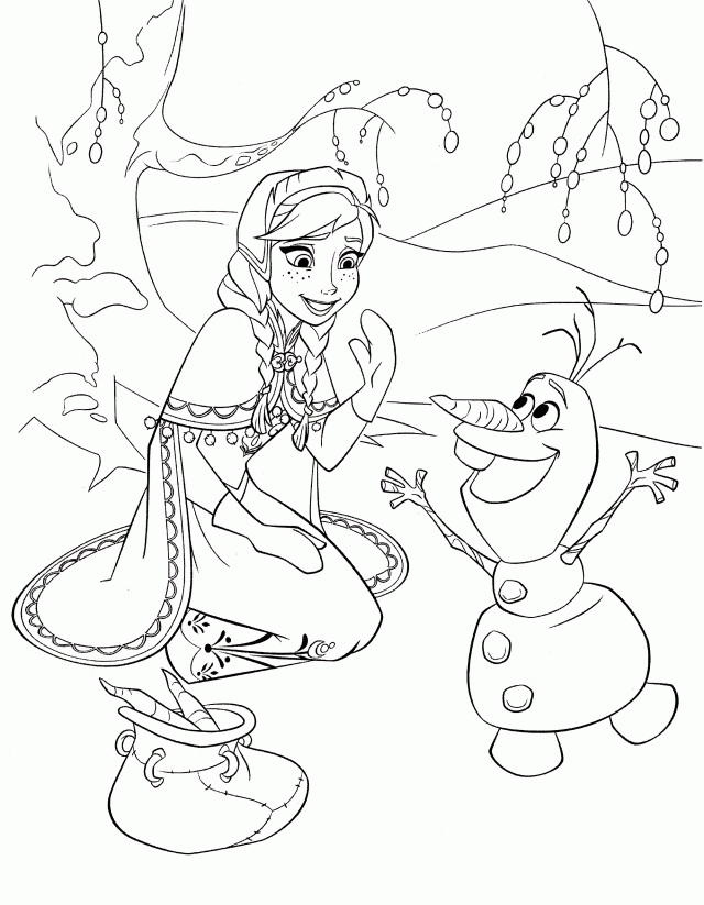 Frozen Coloring Pages Anna Free Coloring Pages 196923 Disney Movie
