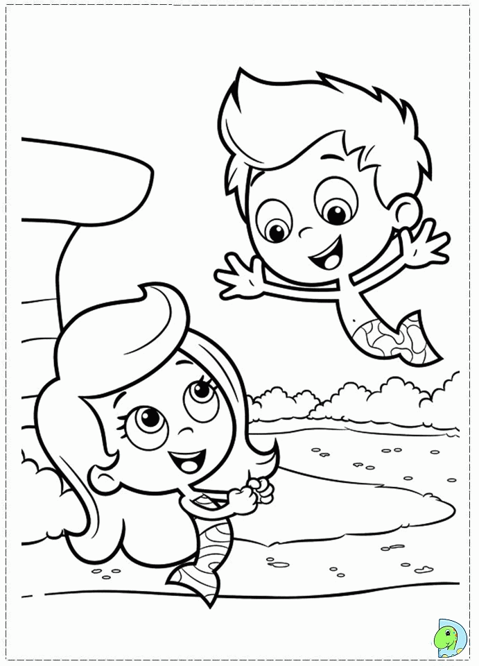 Bubble Guppies Colouring Pages Page 3