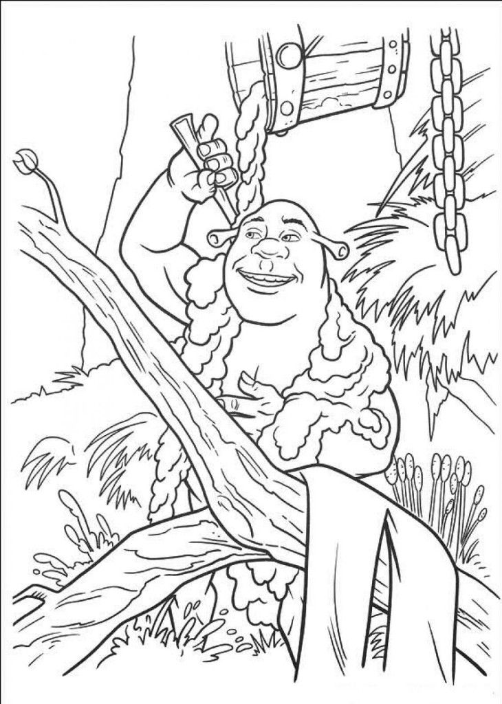 Printing Coloring Pages Of Shrek Ideas | ViolasGallery.