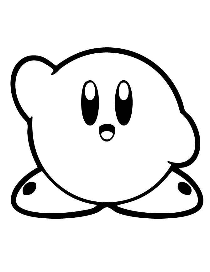 Kirby Coloring Pages for Kids - Free Kirby Printables
