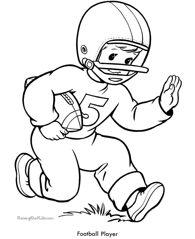 Football Printable Coloring Pages | Free coloring pages
