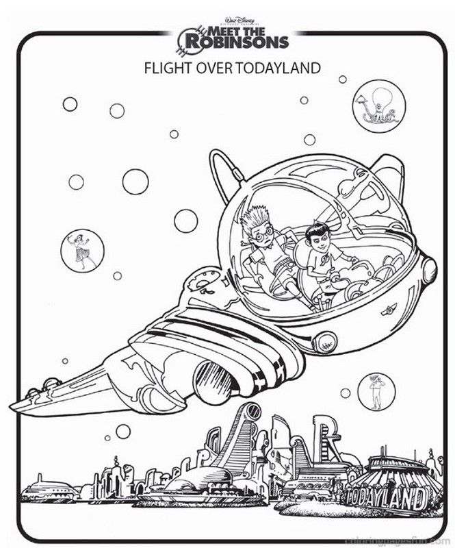 Meet The Robinsons 05 | Free Printable Coloring Pages