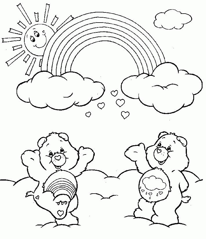 Coloring Pages Rainbow | Free coloring pages for kids