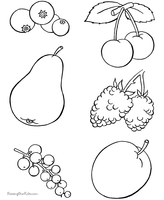 Food coloring pages to print and color 009