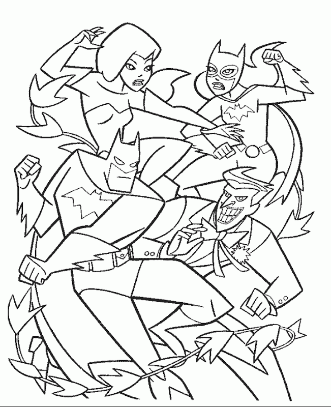 Printable Superhero Coloring Pages