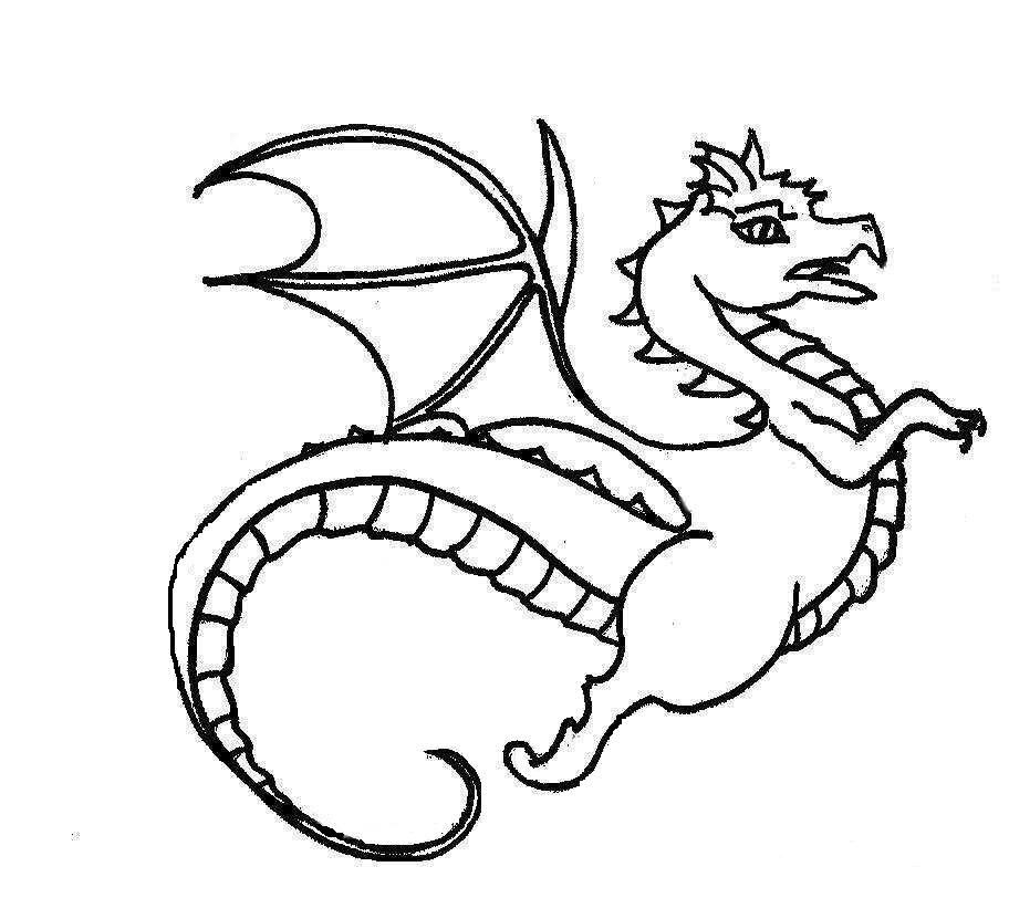 dragon coloring pages | Activities For Boys
