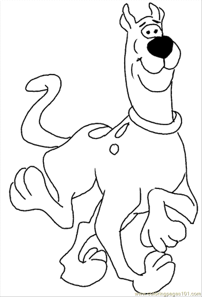 Coloring Pages Scooby Doo (Cartoons > Scooby Doo) - free printable