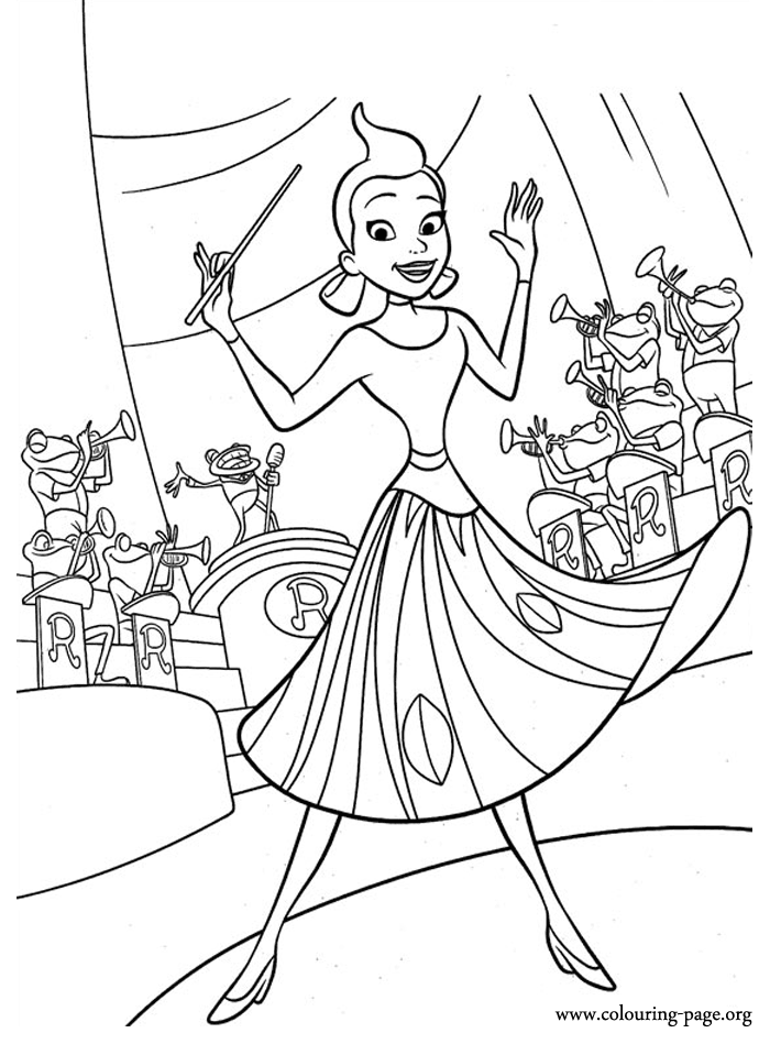jazz musical Colouring Pages