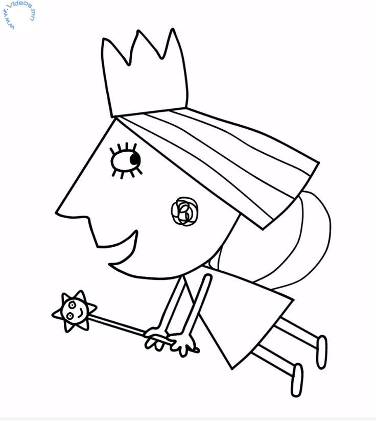 Ben And Holly Coloring Pages Sketch Coloring Page