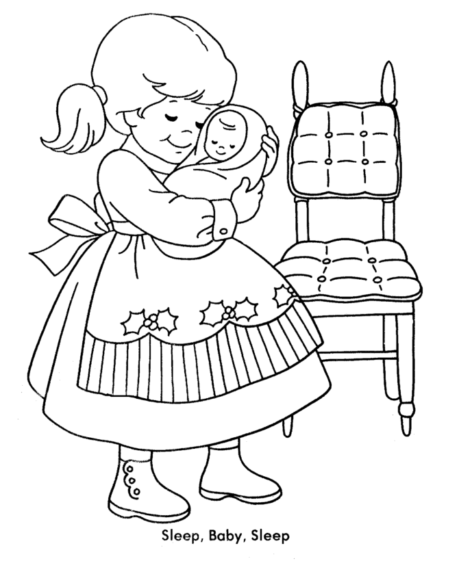 Baby Sister Coloring Pages - Coloring Pages For All Ages