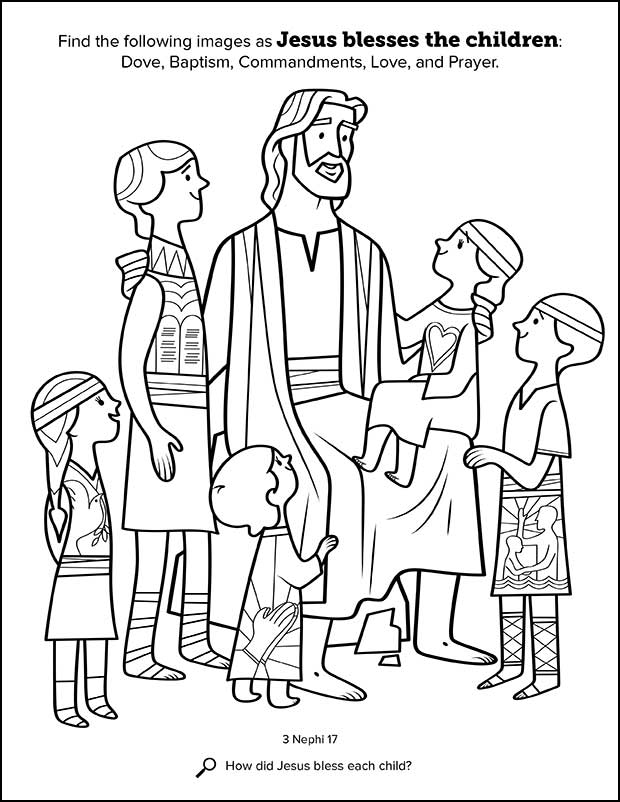 Kids Having Fun with New Book of Mormon Stories Coloring Book ...