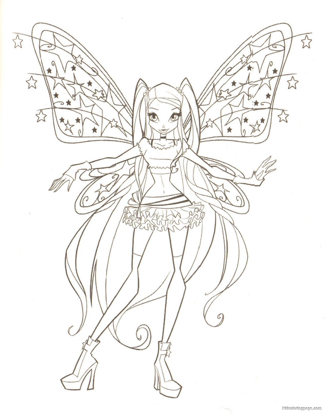Winx Club Believix Coloring Pages Game - High Quality Coloring Pages