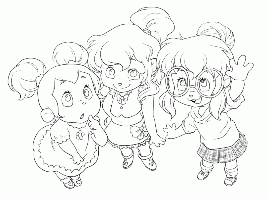 Printable Chipettes Coloring Pages | Coloring Me